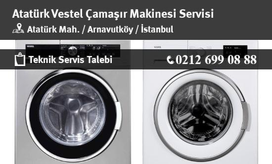 Atatürk Vestel Çamaşır Makinesi Servisi İletişim