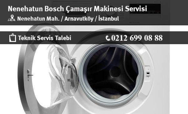 Nenehatun Bosch Çamaşır Makinesi Servisi İletişim