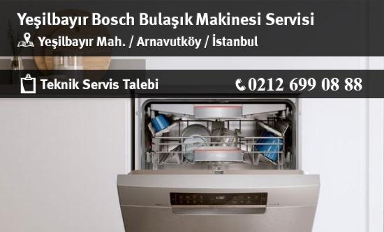 Yeşilbayır Bosch Bulaşık Makinesi Servisi İletişim