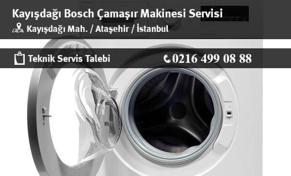 Kayışdağı Bosch Çamaşır Makinesi Servisi İletişim