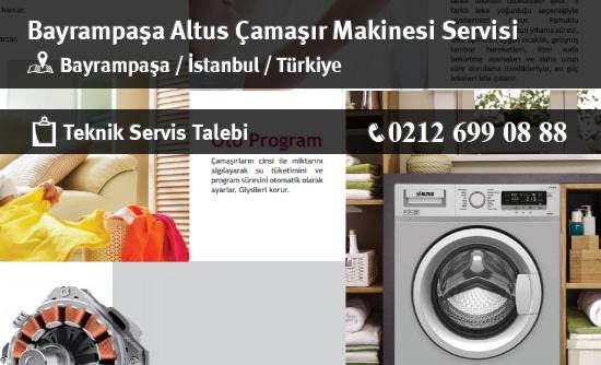 Bayrampaşa Altus Çamaşır Makinesi Servisi İletişim