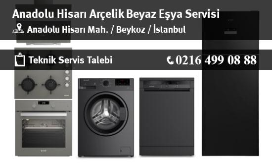Anadolu Hisarı Arçelik Beyaz Eşya Servisi İletişim