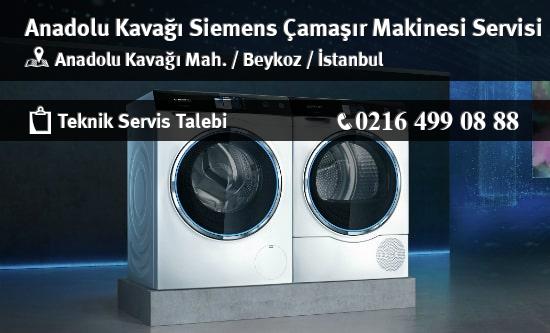 Anadolu Kavağı Siemens Çamaşır Makinesi Servisi İletişim