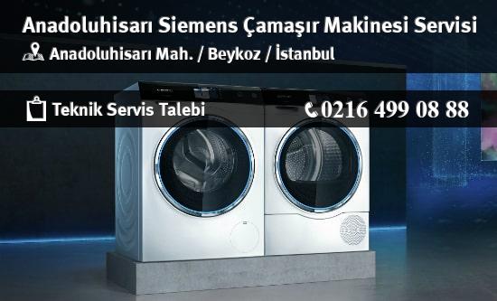 Anadoluhisarı Siemens Çamaşır Makinesi Servisi İletişim