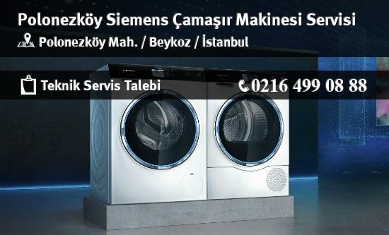 Polonezköy Siemens Çamaşır Makinesi Servisi İletişim