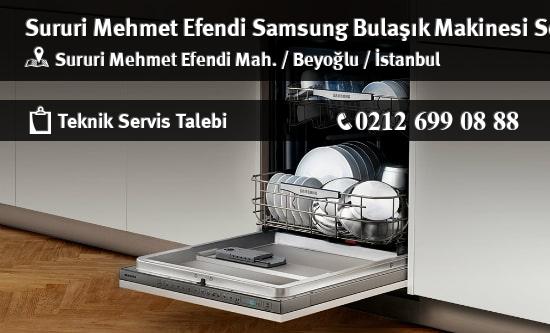 Sururi Mehmet Efendi Samsung Bulaşık Makinesi Servisi İletişim