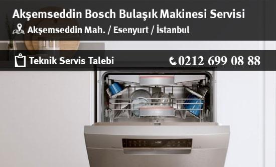 Akşemseddin Bosch Bulaşık Makinesi Servisi İletişim