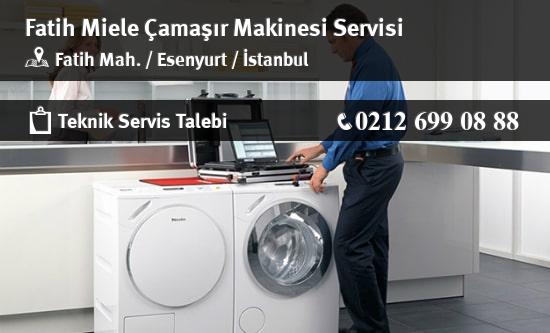 Fatih Miele Çamaşır Makinesi Servisi İletişim