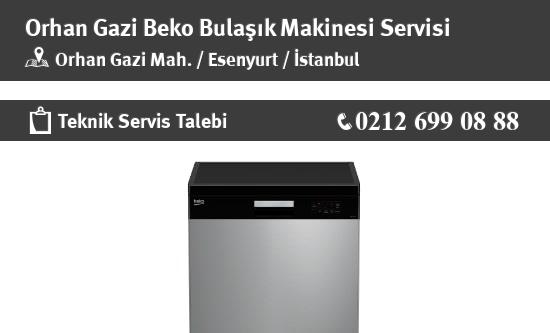 Orhan Gazi Beko Bulaşık Makinesi Servisi İletişim