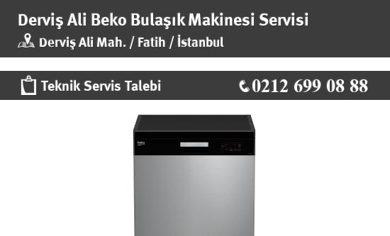 Derviş Ali Beko Bulaşık Makinesi Servisi İletişim
