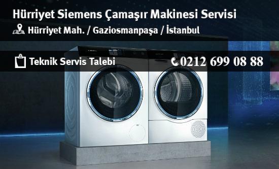 Hürriyet Siemens Çamaşır Makinesi Servisi İletişim