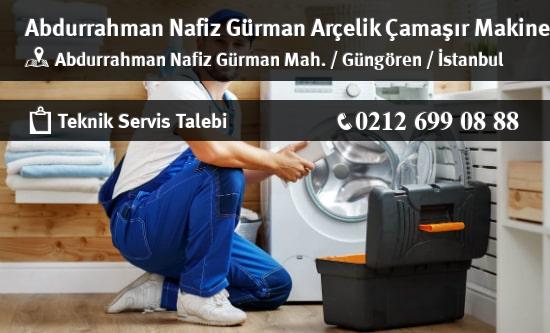 Abdurrahman Nafiz Gürman Arçelik Çamaşır Makinesi Servisi İletişim
