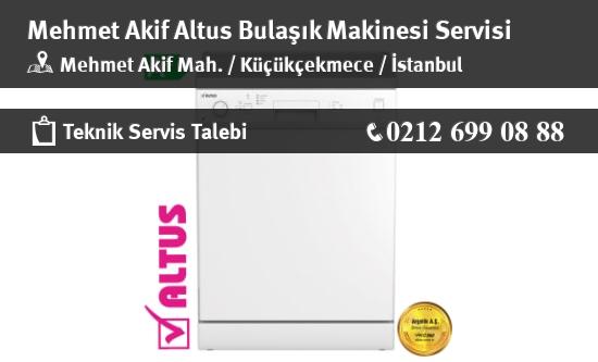 Mehmet Akif Altus Bulaşık Makinesi Servisi İletişim