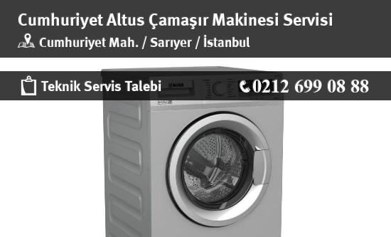 Cumhuriyet Altus Çamaşır Makinesi Servisi İletişim