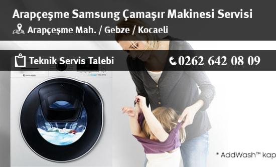 Arapçeşme Samsung Çamaşır Makinesi Servisi İletişim