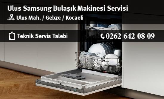 Ulus Samsung Bulaşık Makinesi Servisi İletişim