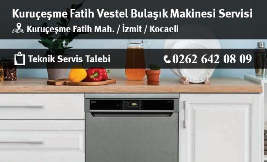 Kuruçeşme Fatih Vestel Bulaşık Makinesi Servisi İletişim